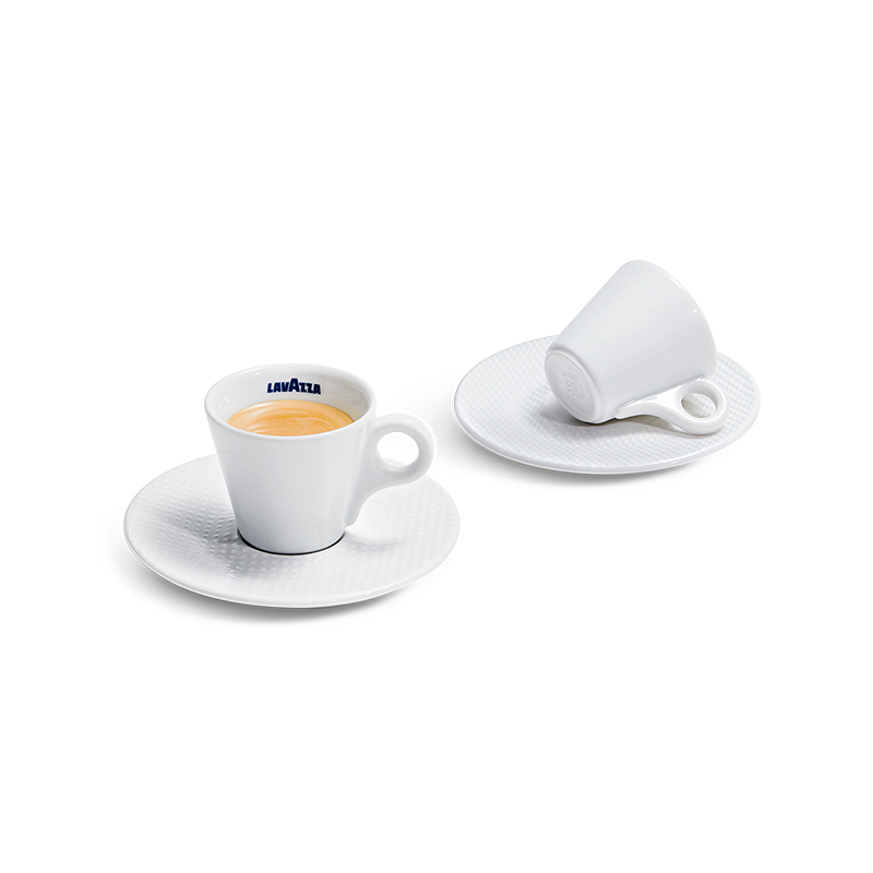 6 X Espresso Cups and Saucers Capacity Cc 75 Height Mm 58 